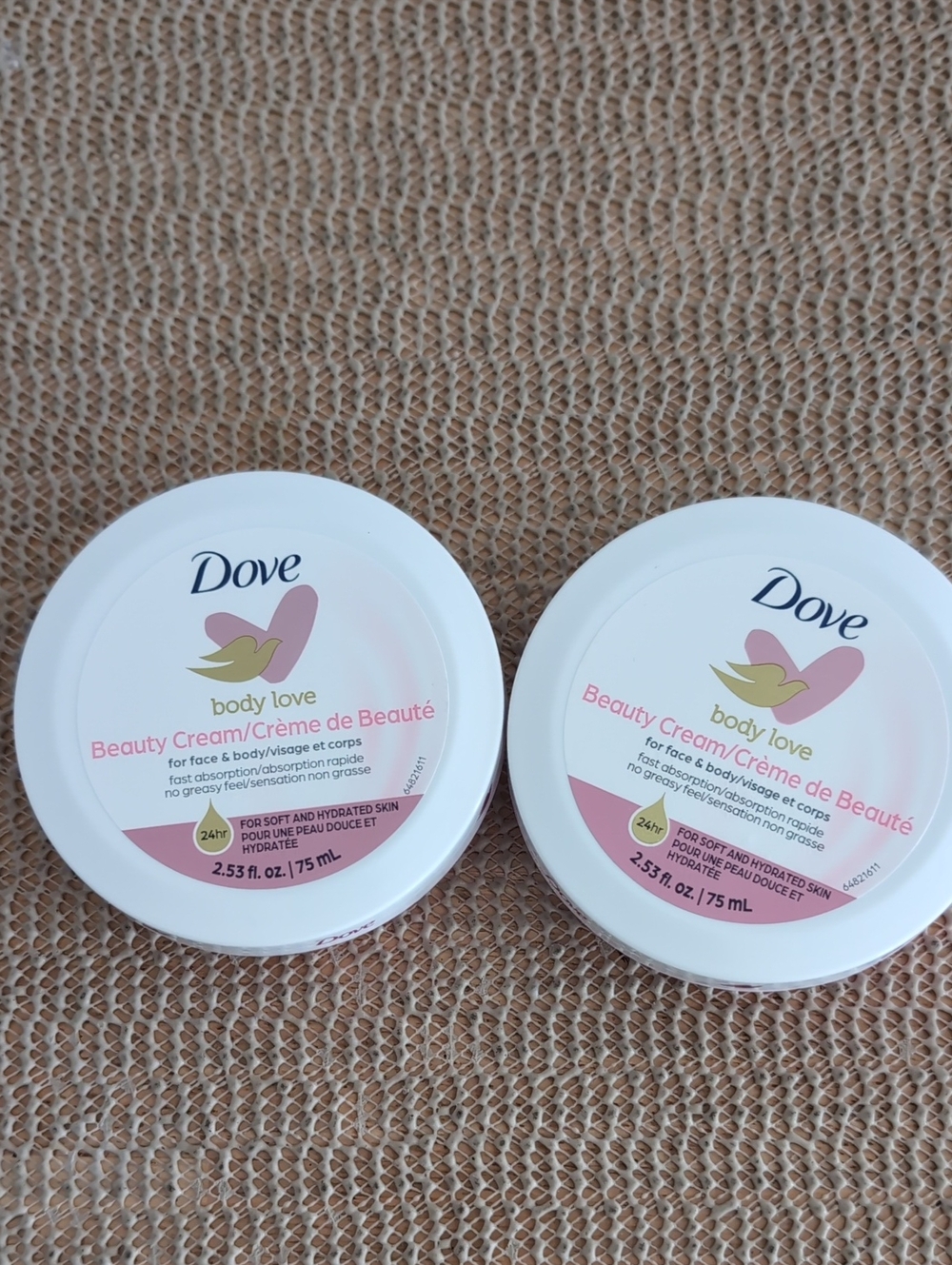 Body Love Beauty Cream  By Dove U Get One New